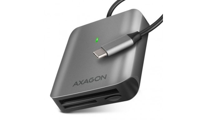 Axagon CRE-S3C card reader USB 3.2 Gen 1 (3.1 Gen 1) Type-C Grey