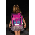 Herlitz FiloLight Plus Pink Stars school bag set Girl Polyester Blue, Pink