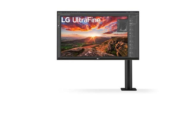 LG UltraFine Ergo LED display 68.6 cm (27&quot;) 3840 x 2160 pixels 4K Ultra HD Black