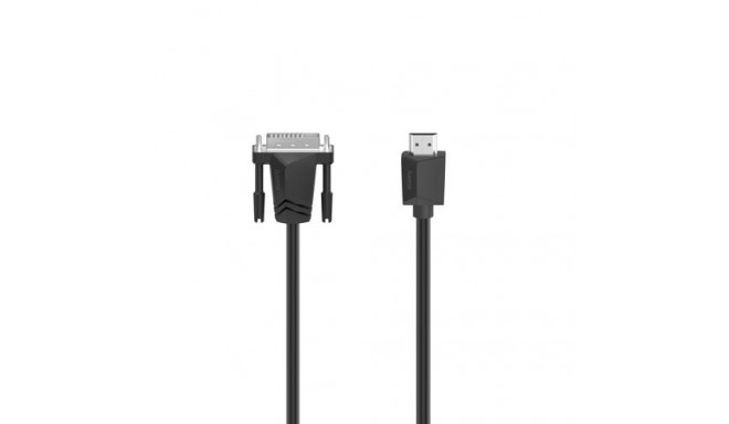Hama 00200716 DVI cable 3 m DVI-D HDMI Type A (Standard) Black