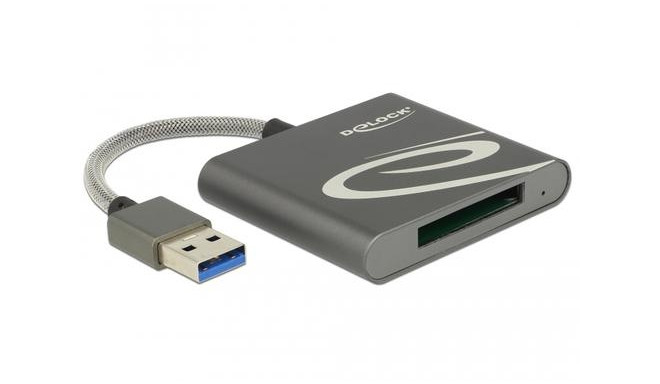 DeLOCK 91583 card reader USB 3.2 Gen 1 (3.1 Gen 1) Grey