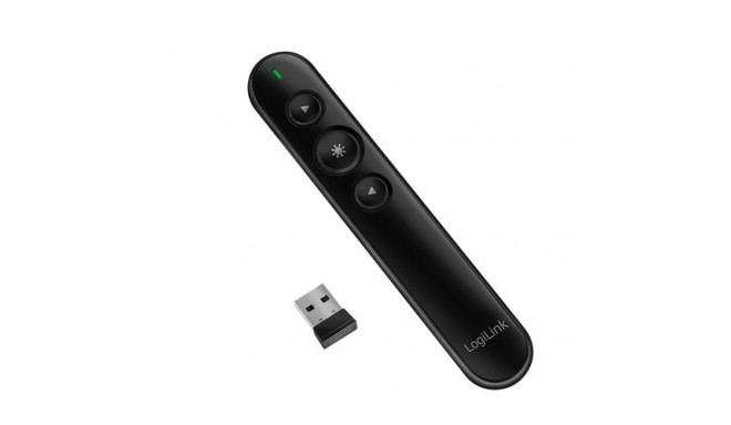 LogiLink ID0190 wireless presenter RF Black