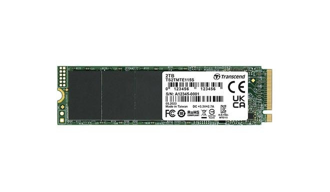 Transcend PCIe SSD 115S 1 TB M.2 PCI Express 3.0 NVMe 3D NAND