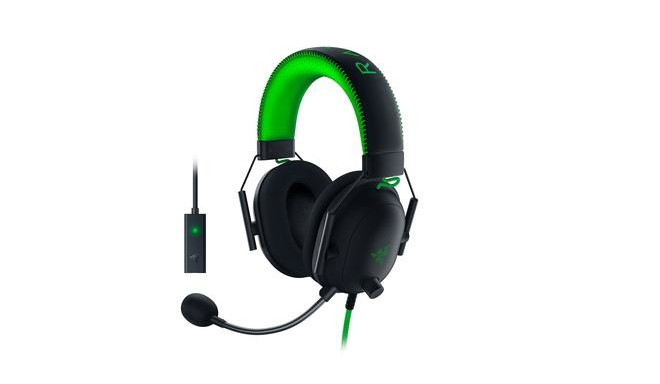 Razer BlackShark V2 Headset Wired Head-band Gaming Black, Green
