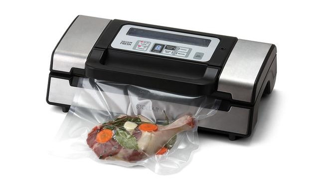 Stollar BVS700 vacuum sealer 9 mbar Black, Silver