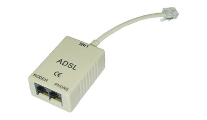 Lindy ADSL-Splitter network splitter Grey