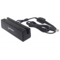 Manhattan USB-A Magnetic Strip Card Reader, Triple Track Reader, Keyboard Wedge Decoder, Cable 1.5m,