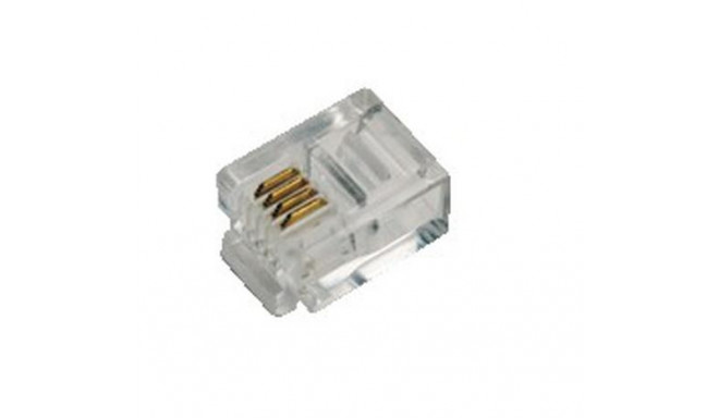 LogiLink RJ11 wire connector Transparent