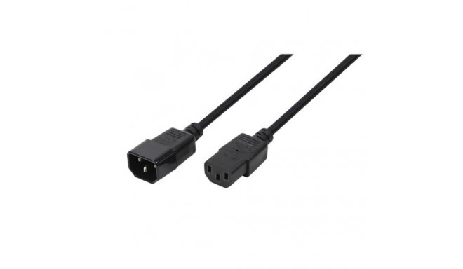 LogiLink CP091 power cable Black 1.8 m C14 coupler C13 coupler