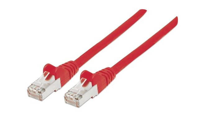 Intellinet Network Patch Cable, Cat6, 5m, Red, Copper, S/FTP, LSOH / LSZH, PVC, RJ45, Gold Plated Co