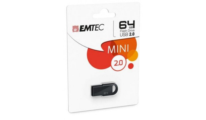 Emtec D250 Mini USB flash drive 64 GB USB Type-A 2.0 Black