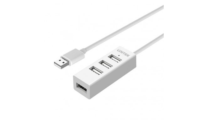 UNITEK Y-2146 interface hub USB 2.0 480 Mbit/s White