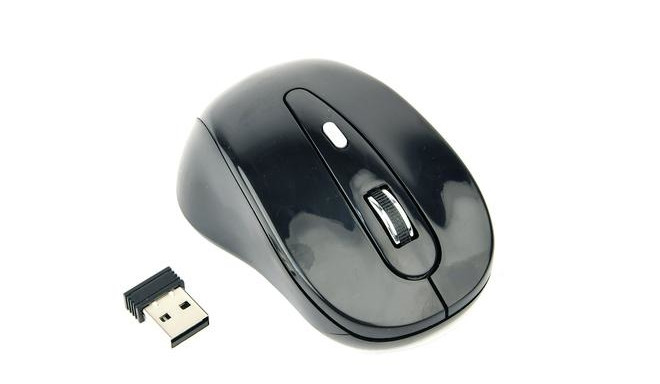 Gembird 6-button wireless optical mouse, black