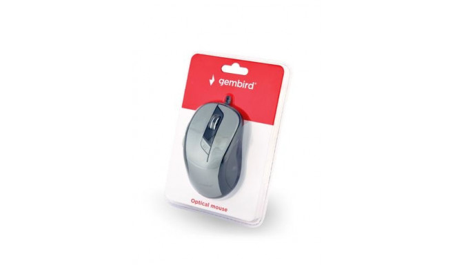 Gembird MUS-6B-01-BG mouse Office Right-hand USB Type-A Optical 1600 DPI