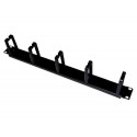 Alantec PK009 cable organizer Wall Cable holder Black 1 pc(s)