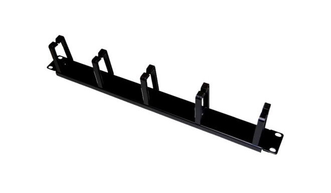 Alantec PK009 cable organizer Wall Cable holder Black 1 pc(s)