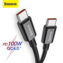 Baseus Superior USB cable 1 m USB 2.0 USB C Black