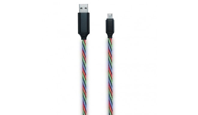 2GO 797145 USB cable 1 m USB B Micro-USB B Multicolour