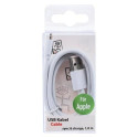 2GO 795781 USB cable 1 m USB B Lightning White