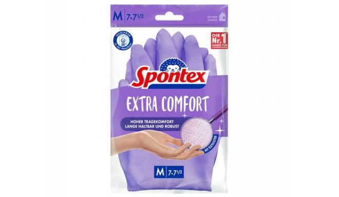 Spontex Extra Comfort Latex Purple Female M