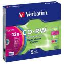 Verbatim CD-RW Colour 12x 700 MB 5 pc(s)