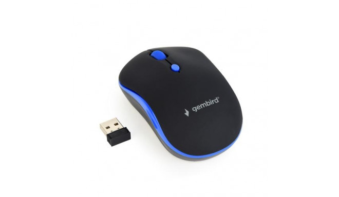 Gembird WIRELESS OPTICAL MUSW-4B-03-B 1600DP - Maus mouse Office Ambidextrous RF Wireless 1600 DPI