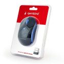 Gembird WIRELESS OPTICAL MUSW-4B-03-B 1600DP - Maus mouse Ambidextrous RF Wireless 1600 DPI