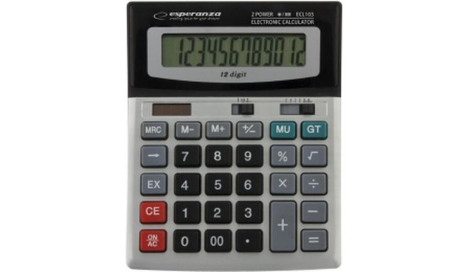 Esperanza ECL103 calculator Desktop Basic Black, Grey