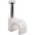 Goobay Cable Clip 5 mm, white