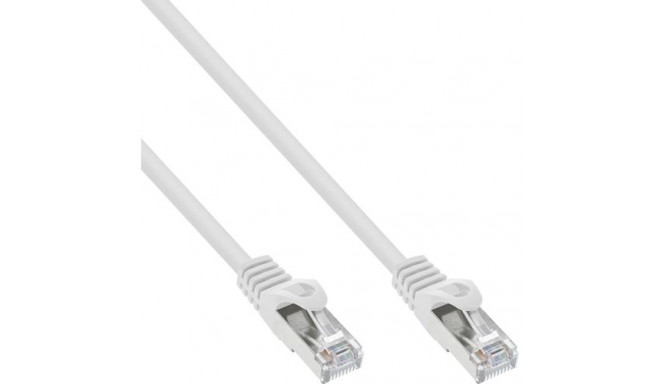 InLine Patch Cable SF/UTP Cat.5e white 0.5m