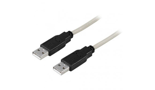 Deltaco USB 2.0 Cable A/A, 3m USB cable USB A
