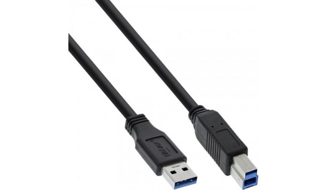 InLine 4043718129942 USB cable 2 m USB 3.2 Gen 1 (3.1 Gen 1) USB B USB A Black