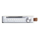 Lenco PDR-040 Personal Analog & digital Bamboo, White