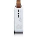 Lenco PDR-040 Personal Analog & digital Bamboo, White