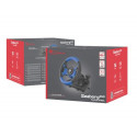 GENESIS SEABORG 350 Black, Blue USB Steering wheel + Pedals Nintendo Switch, PC, PlayStation 4, Play