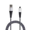 2GO 795951 USB cable 1 m USB B Micro-USB B Silver