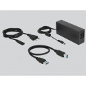 DeLOCK 64063 storage drive docking station USB 3.2 Gen 1 (3.1 Gen 1) Type-B Black