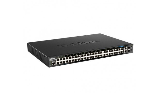 D-Link DGS-1520-52MP Managed L3 Gigabit Ethernet (10/100/1000) Power over Ethernet (PoE) 1U Black