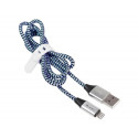 Tracer TRAKBK46269 lightning cable 1 m Black, Blue, Silver