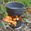 Wood-heated camping stove AG733