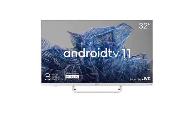 32', FHD, Android TV 11, White, 1920x1080, 60 Hz, Sound by JVC, 2x8W, 27 kWh/1000h , BT5.1, HDMI por