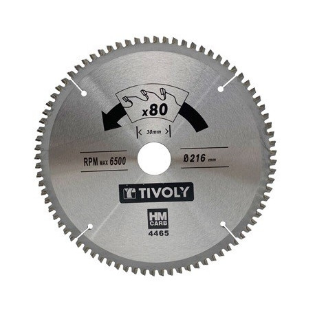 Diskinio pjūklo diskas Tivoly 216x30x2,5/1,7mm