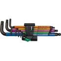 Wera L-klahvid 950/9 Hex-Plus mitmevärviline hoidmisfunktsioon 1, BlackLaser