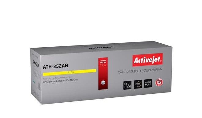 Activejet ATH-352AN toner (replacement for HP CF352A; Supreme; 1100 pages; yellow)