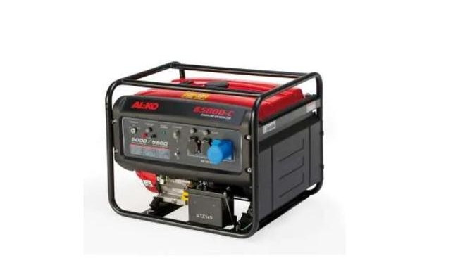 AL-KO 6500 D-C engine-generator 5000 W 25 L Petrol Black, Red