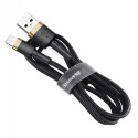 Baseus CALKLF-CV1 lightning cable 2 m Black, Gold