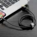 Baseus CALKLF-CV1 lightning cable 2 m Black, Gold