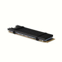 Axagon CLR-M2L3 computer cooling system Solid-state drive Heatsink/Radiatior Black