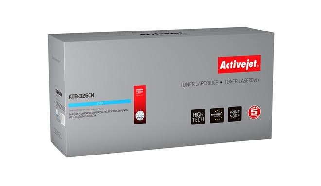 Activejet ATB-326CN toner (replacement for Brother TN-326C; Supreme; 3500 pages; cyan)