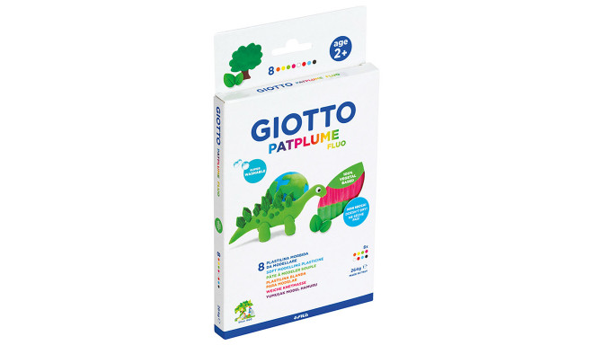 Plastiliin Giotto Patplume 8x33g neoon toonid